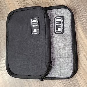 New travel cable organizer - 2packs black and gray